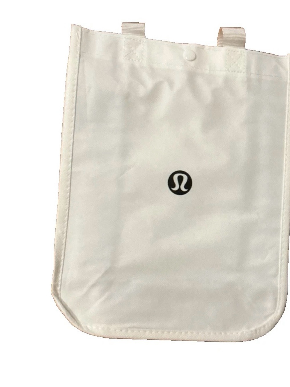 lululemon athletica Small White & Black Reusable Bag New